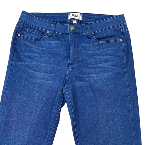 PAIGE Verdugo Ultra Skinny Blue Jeans Pants Women’s Size 30 Made in USA - Picture 2 of 16